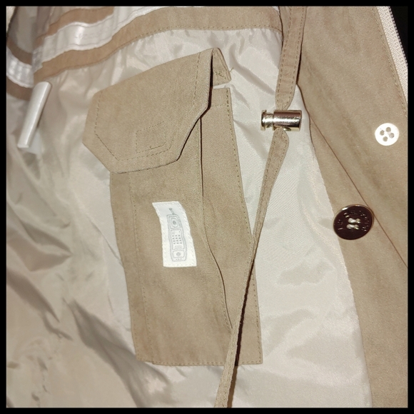 Liz Claiborne Trench Coat Medium - Picture 4 of 7